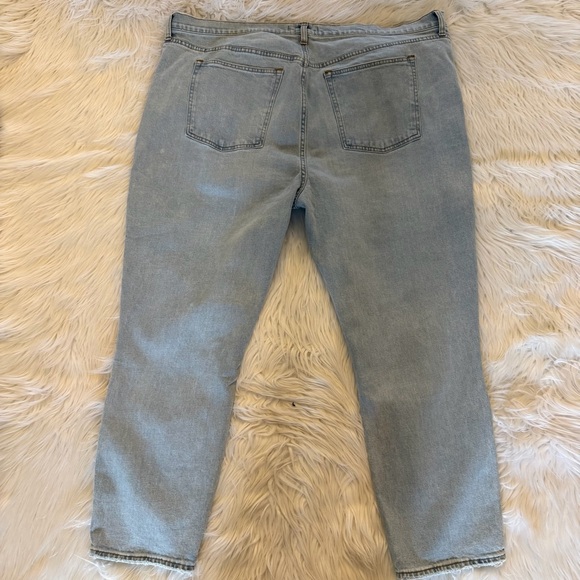 NWT Abercrombie & Fitch The Skinny High Rise Jeans Light Wash Size 36/22R Plus - Picture 7 of 9